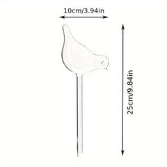 Automatic Plant Waterer Bird Shape Clear Plastic Aqua Bulbs