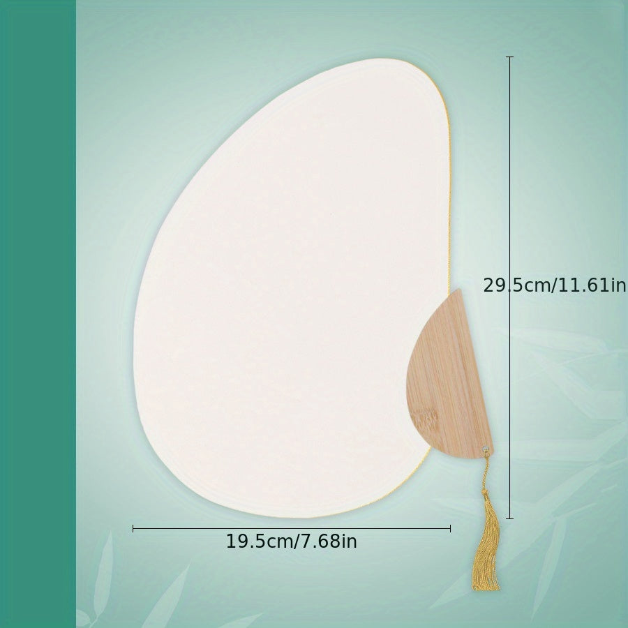 DIY Blank Fan for Painting Children's Watercolor Painting Fan
