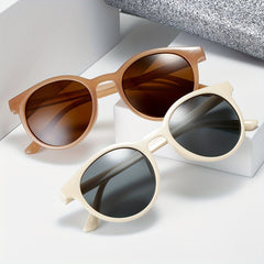 Retro Round Sunglasses Women Classic Vintage Driving Sun Glasses