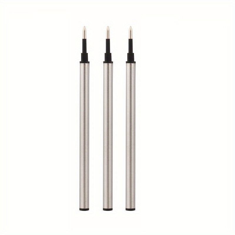 3pcs Rollerball Pens, 0.5mm Nib with Ink Refill