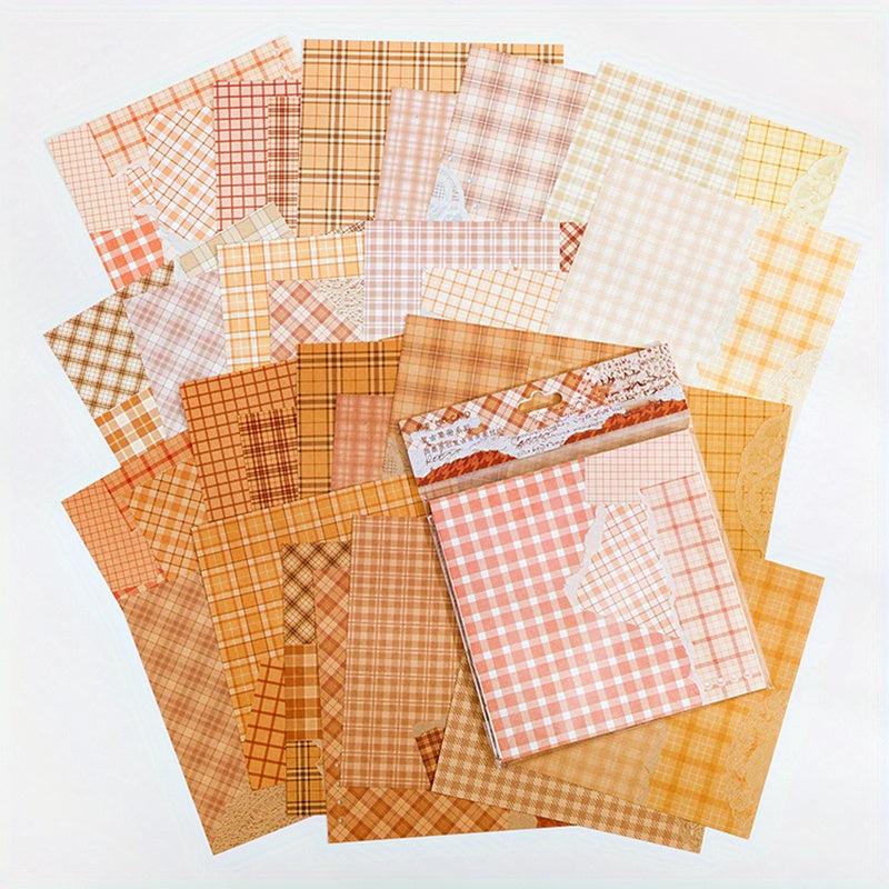 30PCS Vintage Stationery Scrapbooking Paper