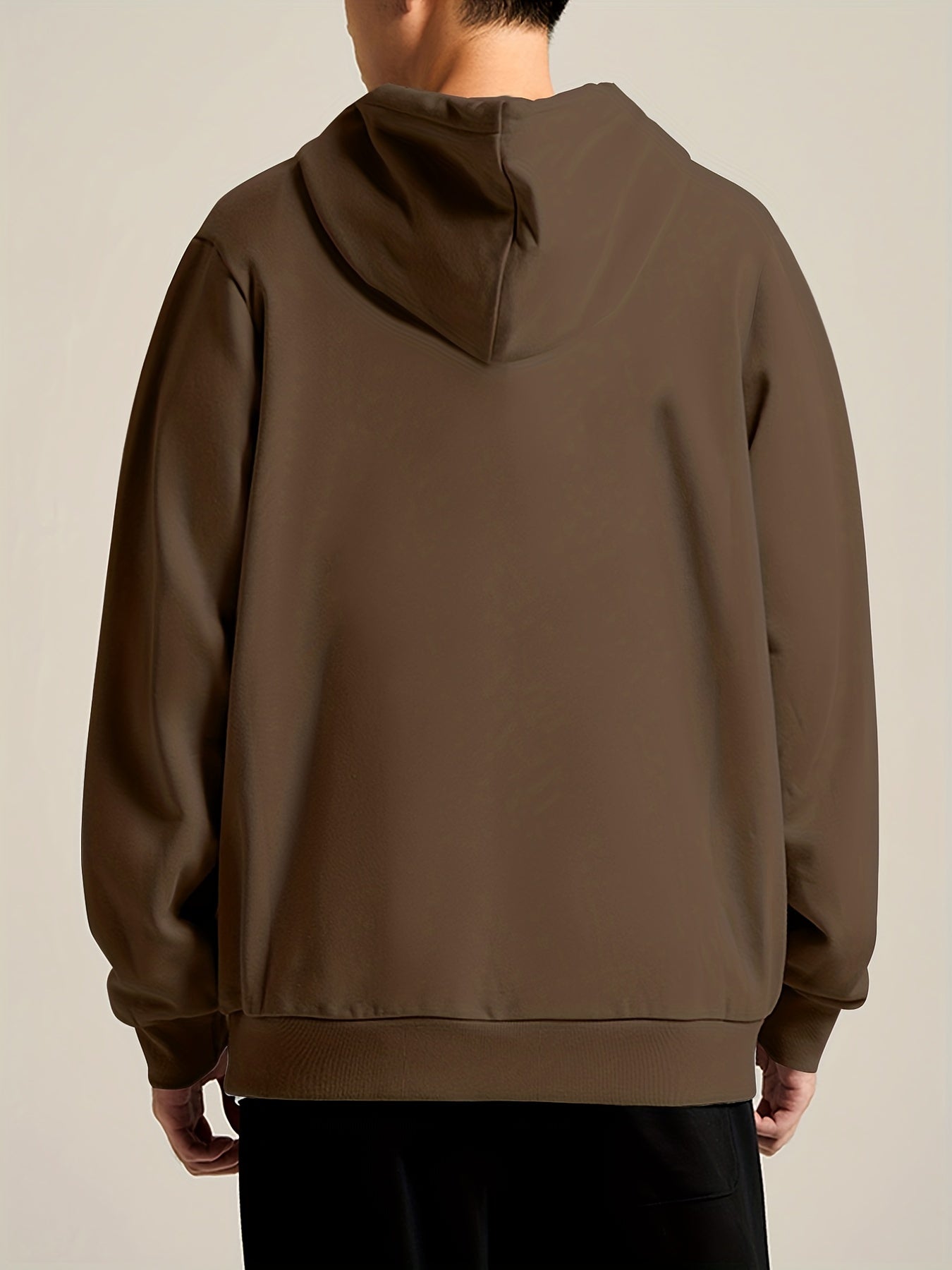 Letters And Abstract Print Hoodie Hoodies For Men Men s Casual Pullover