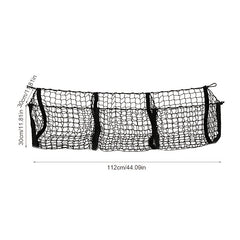 Universal 3 Pocket Net Bag Car Trunk Storage Organizer