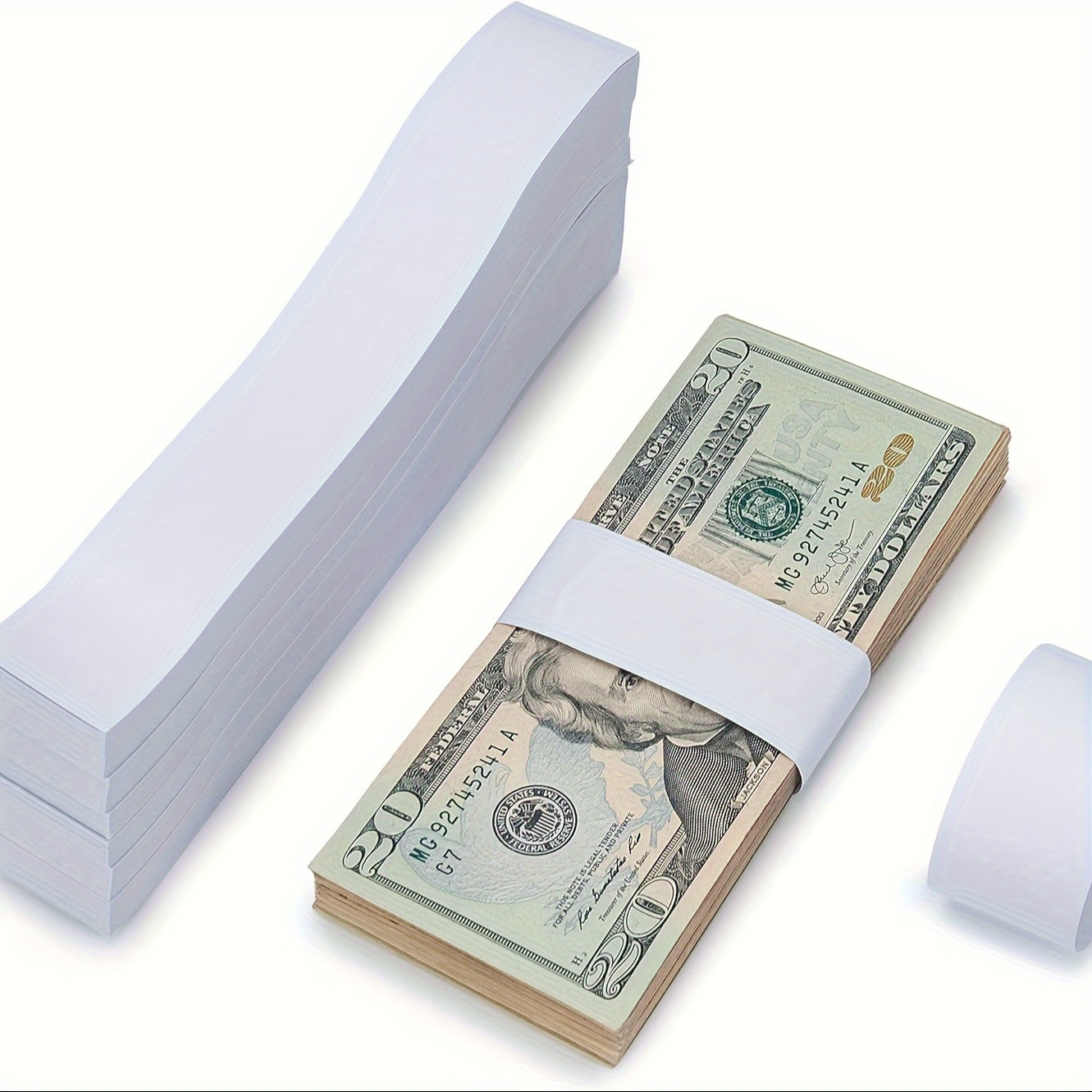 Self Adhesive Currency Tape Binding Paper Tape - 10 Colors