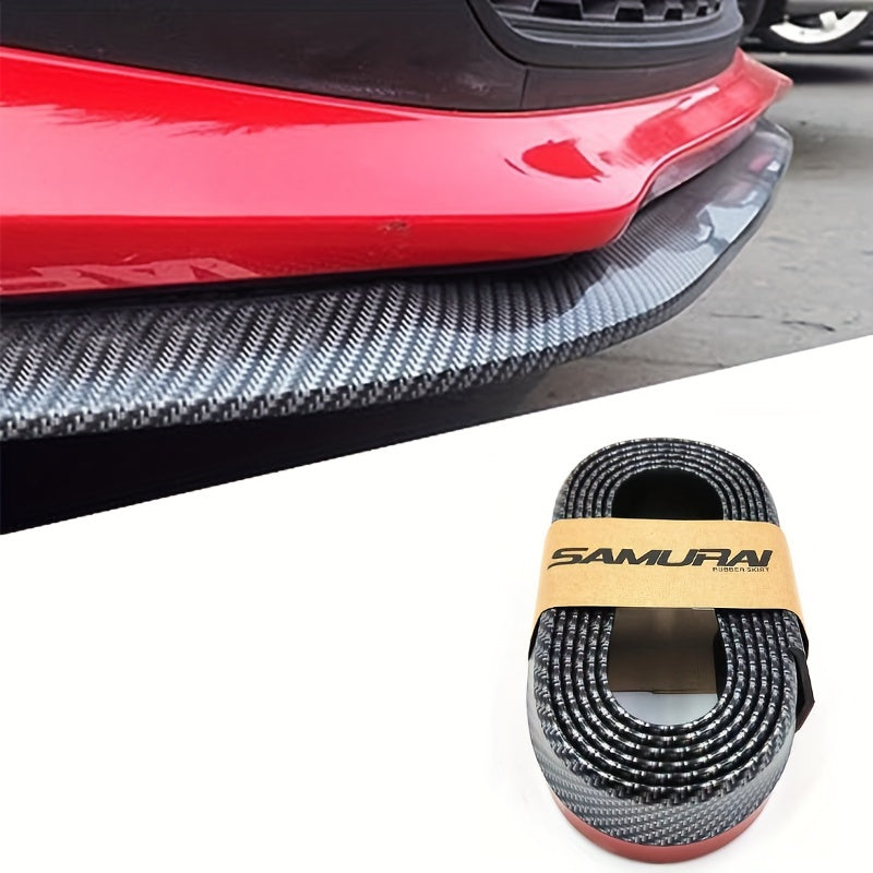 Car Front Shovel Carbon Fiber Side Skirt Edge Scratch Resistant Strip
