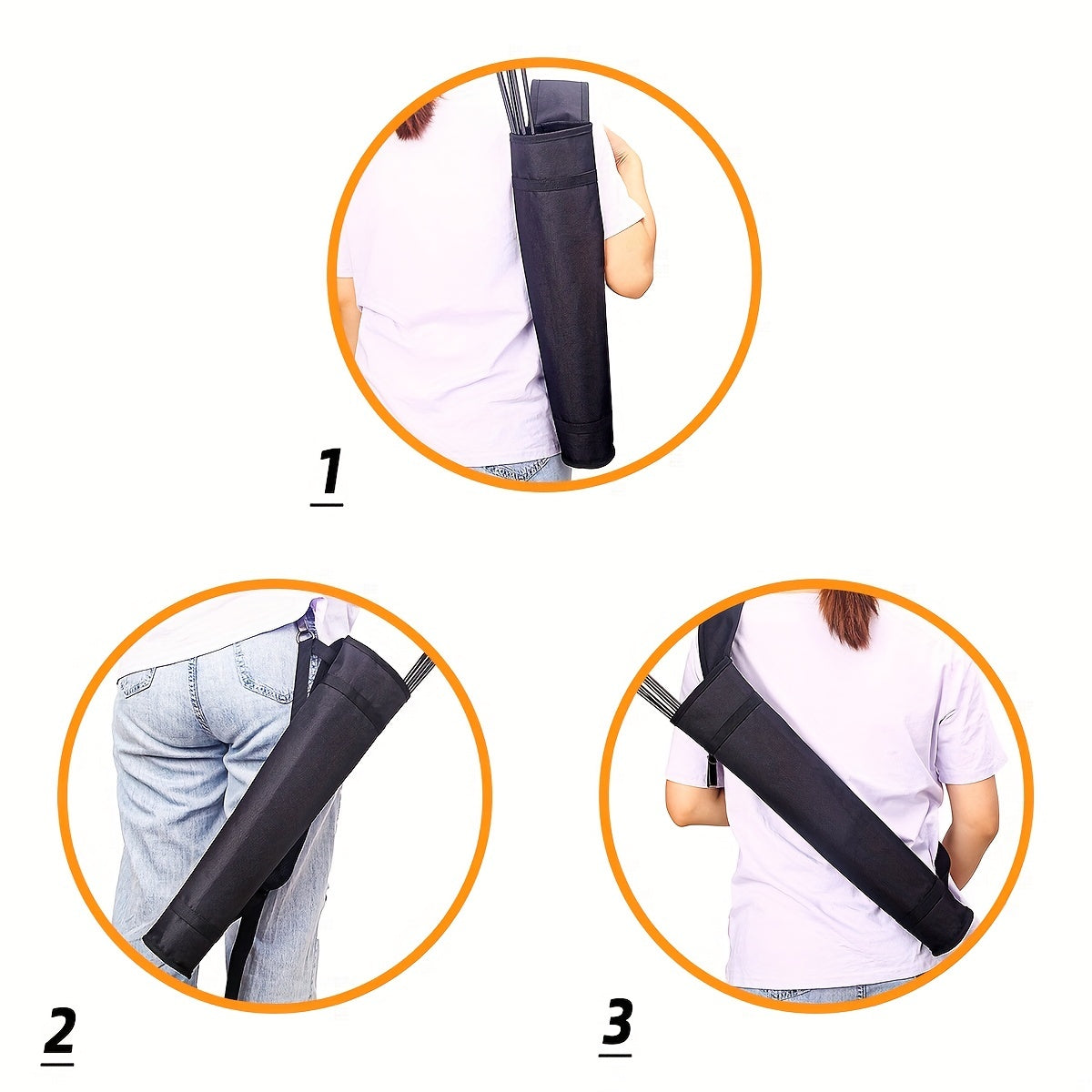 Adjustable Archery Quiver Portable Arrow Bag