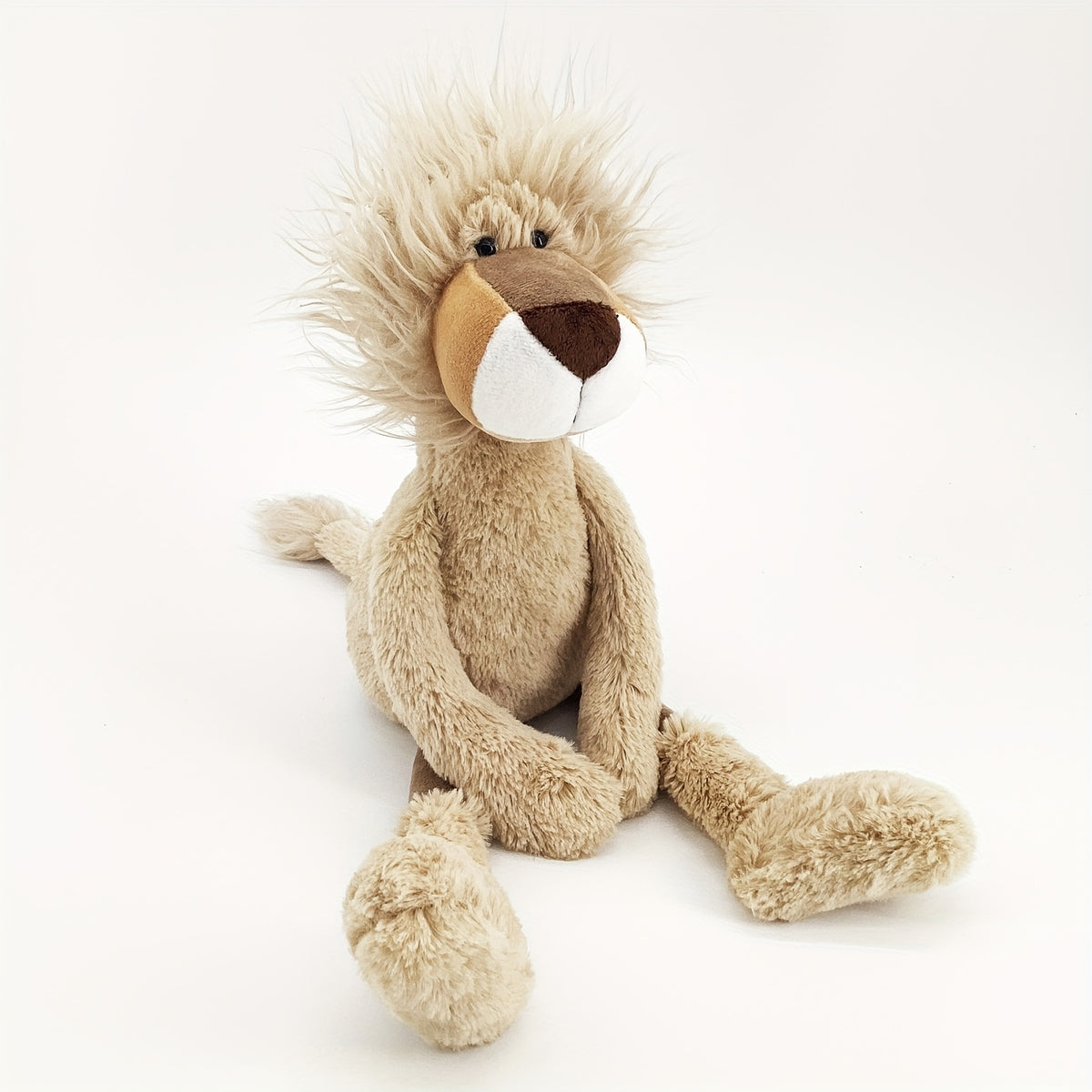 Yellow Lion Plush Toy - Soft & Cuddly Gift for Kids