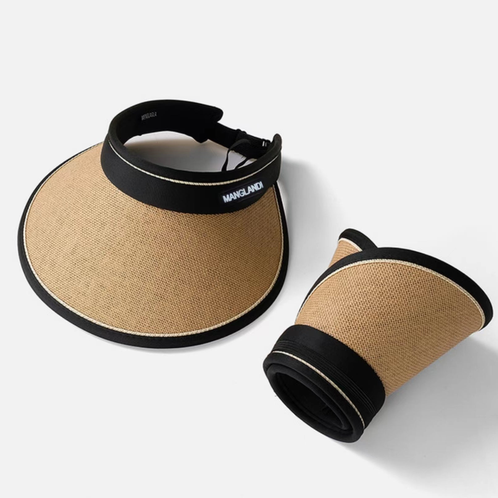UPF50 Straw Visor Hat UV Protection Sun Hat