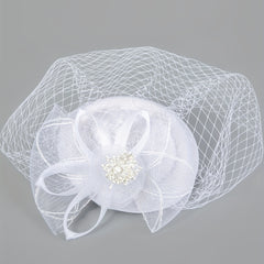 Women Flower Hair Clip Birthday Horce Racing Wedding Hat Derbyhat Church