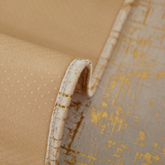 Golden Velvet Sofa Cushion with Non Slip Backing