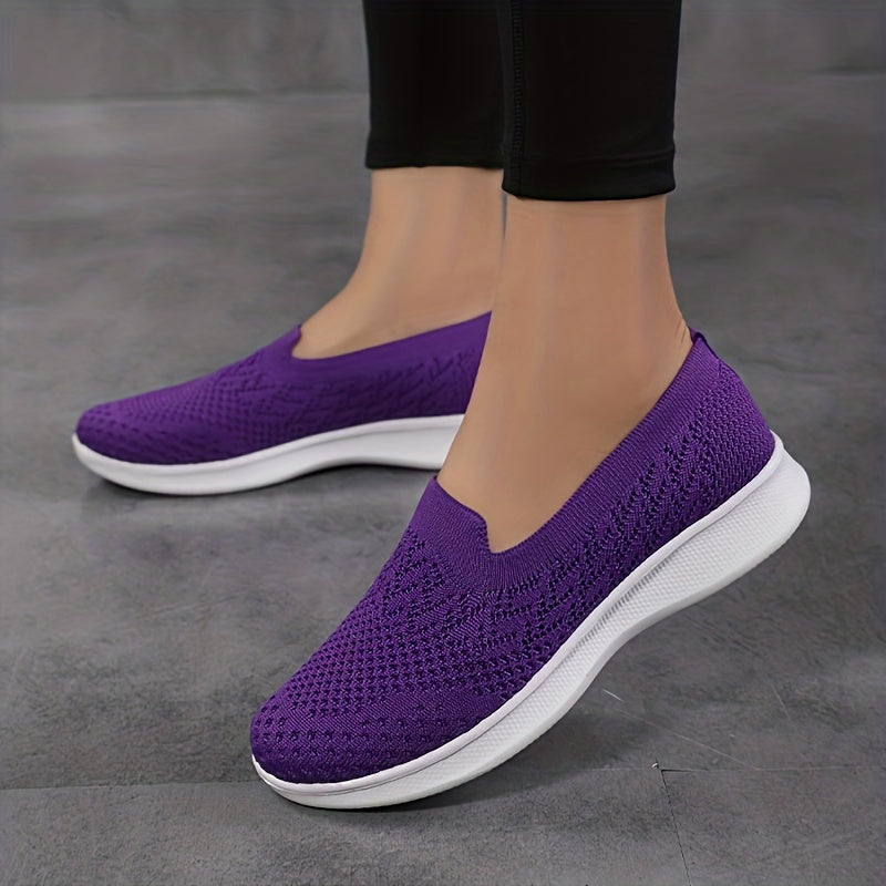 Women's Breathable Slip On Walking Shoes Casual Sneakers