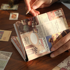 Vintage Diary Book Set, 5-Pack