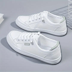 Women's Lace Up Walking Shoes Casual Flat Skate Shoes