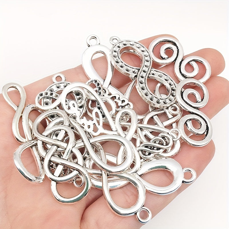 20pcs Zinc Alloy Charms Antique Silver Pendants for DIY Jewelry Making