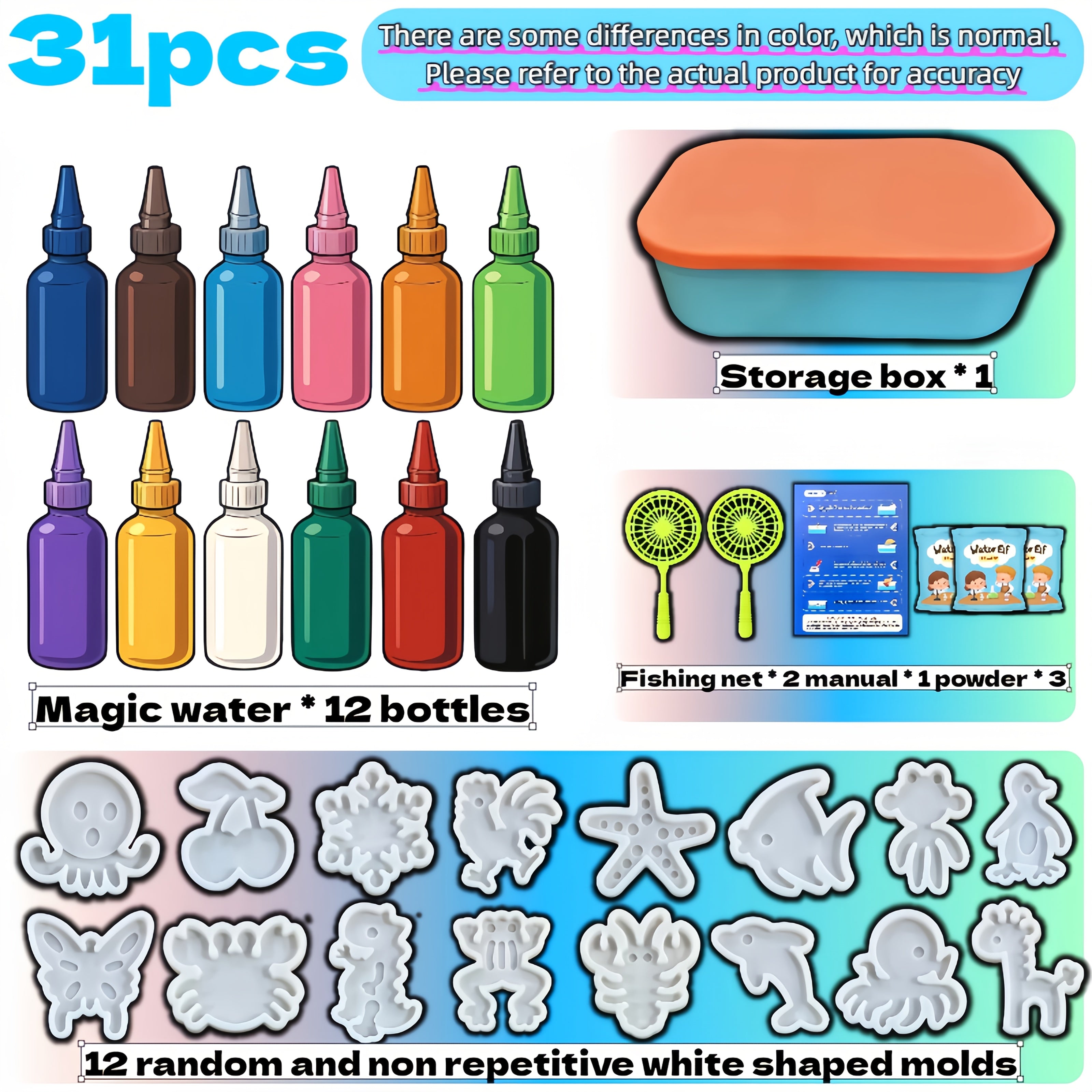 Magic Water Elf Toy DIY Kit Enhances Motor Skills