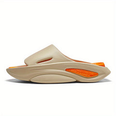 Men's Non Slip Slides Casual Slippers Open Toe Pillow Shoes