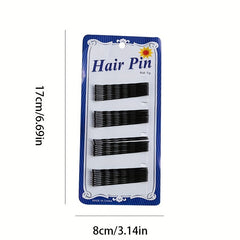 Hair Pins Invisible Straight Wavy Hairpins For Women Girls Hair Salon Care