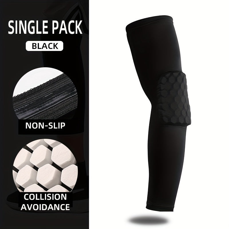 Honeycomb Arm Sleeves UV Protection Elbow Guards for Outdoor Sports