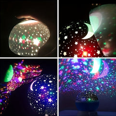 USB Star and Moon Projector for Bedroom and Living Room