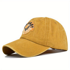 Embroidered Military Baseball Cap American Flag Vintage Duck Cap