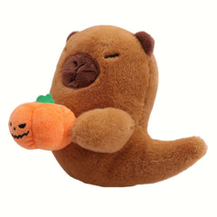 Halloween Capybara Plush Toy Pumpkin Soft Stuffed Animal