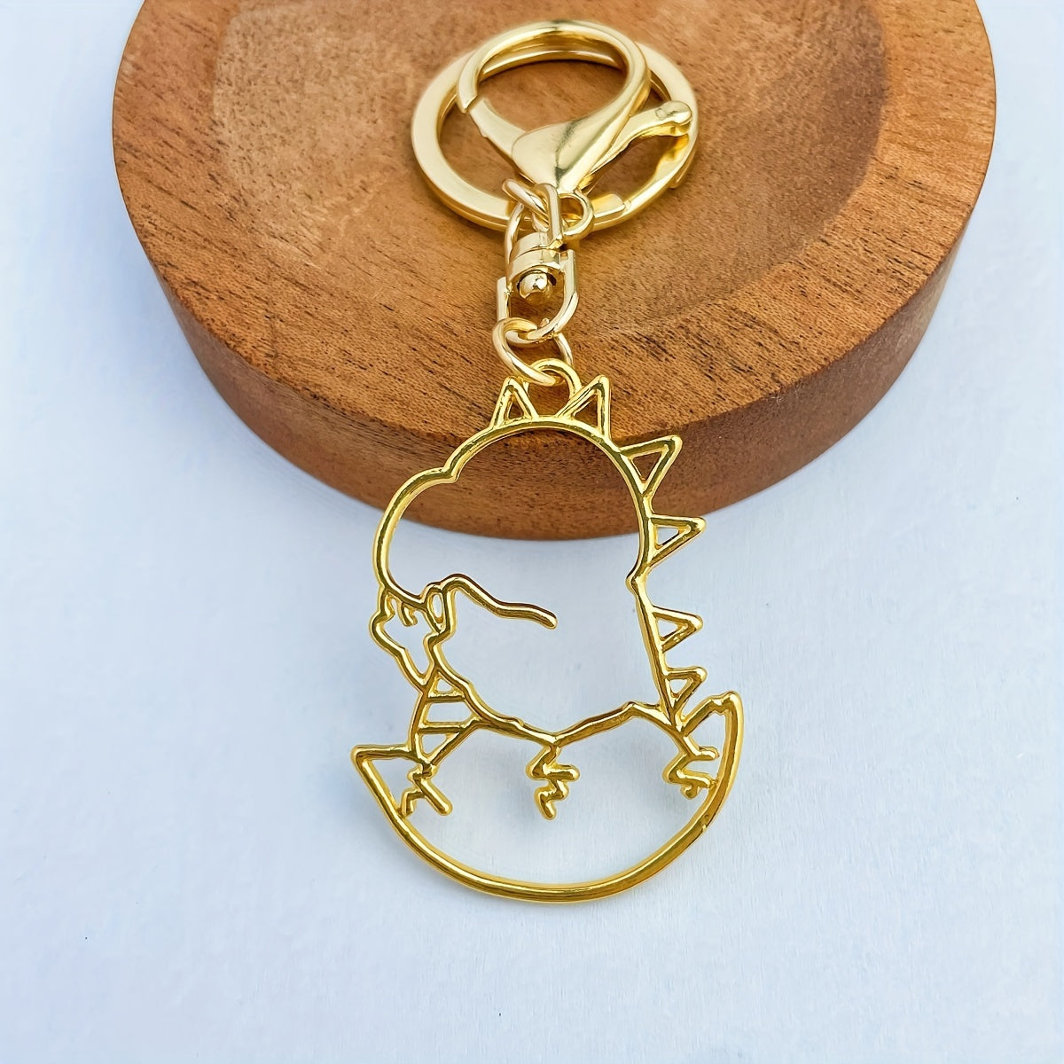 Hollow Out Dinosaur Keychain for Bags Backpacks Wallets Car Keys DIY Accessories