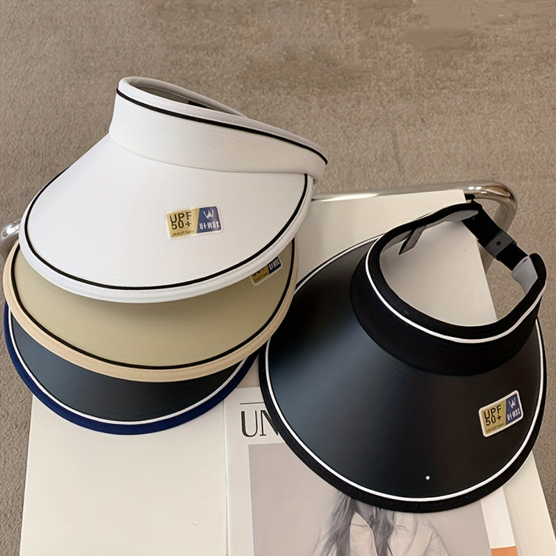 UPF50 Visor Hat Wide Brim UV Protection Sun Hats