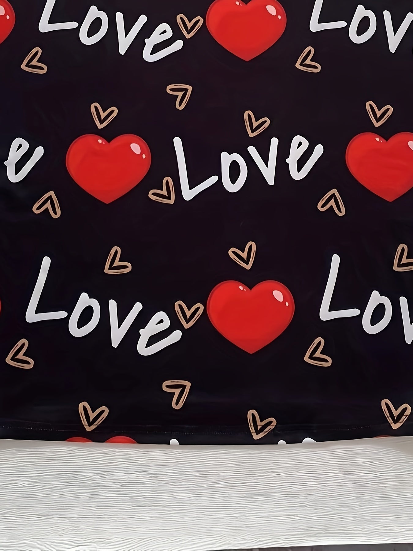 Plus Size Casual Dress Women's Plus Art Letter & Heart Print Bodycon Tank Dress
