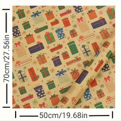 6pcs Christmas Gift Wrapping Paper Gift Boxes Holiday Crafts Decorations