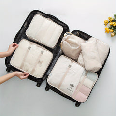 8 Pcs Travel Storage Bag Lightweight Clothes Container