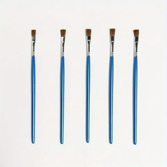 Large Flat Head Brush with Nylon Bristles & Wooden Handle