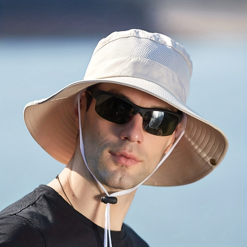 Summer Mesh Breathable Fisherman Hat Outdoor Sports Cap Sun Hat