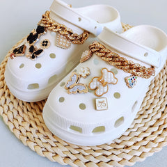 Shoe Decoration Set - DIY Shoe Decoration Kit with Bear Butterfly Chain