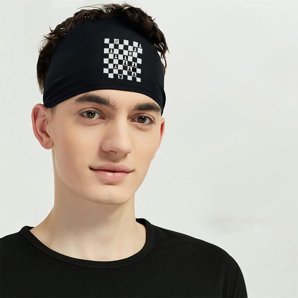 Men's Sports Headband & Sweat Band Mesh Workout for Gym Running Yoga Quick Dry