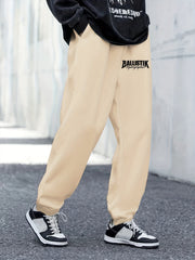 Ballistick Letter Print Casual Joggers Men's Pants