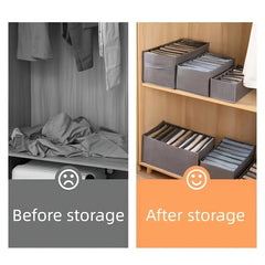 Foldable Clothes Organizer with Handle for Thin Jeans Trousers Shirts Skirts
