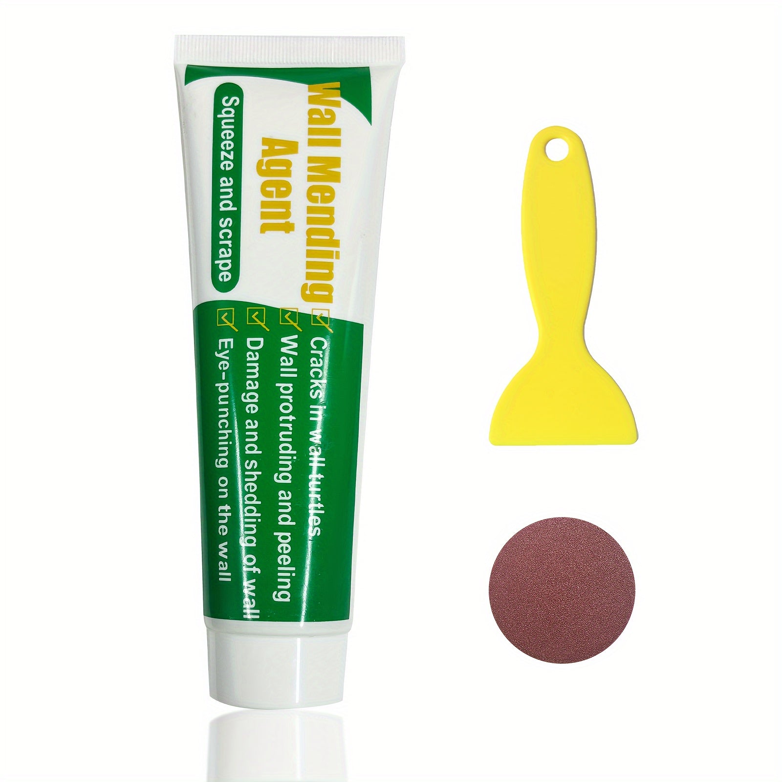 Wall Repair Agent Gypsum Board Repair Paste Scraper Sandpaper Filler