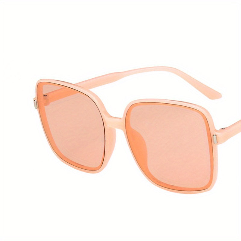 Oversized Square Frame Sunglasses for Women Men Gradient Lens Beach UV400