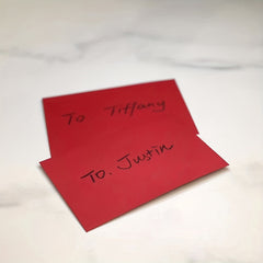 24pcs Red Paper Envelope Invitation Graduation Supplies Greeting Card Candy Bag