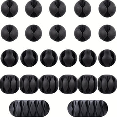 8 Pcs Adhesive Cord Holders Cable Clips Cable Management Organizer