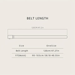Double Sided Cowhide Business Men's Belt