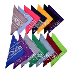 Cashew Print Multifunctional Square Scarf Bandana Neck Gaiter Headband