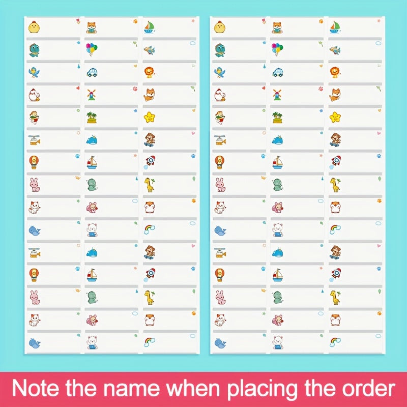 240pcs Precision Transparent Waterproof Labels for School & Office