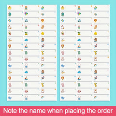240pcs Precision Transparent Waterproof Labels for School & Office