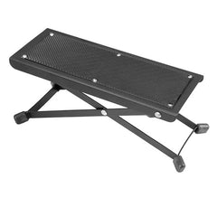 Guitar Foot Pedal Sturdy Metal Foot Rest 4 Gears High Low Non-slip
