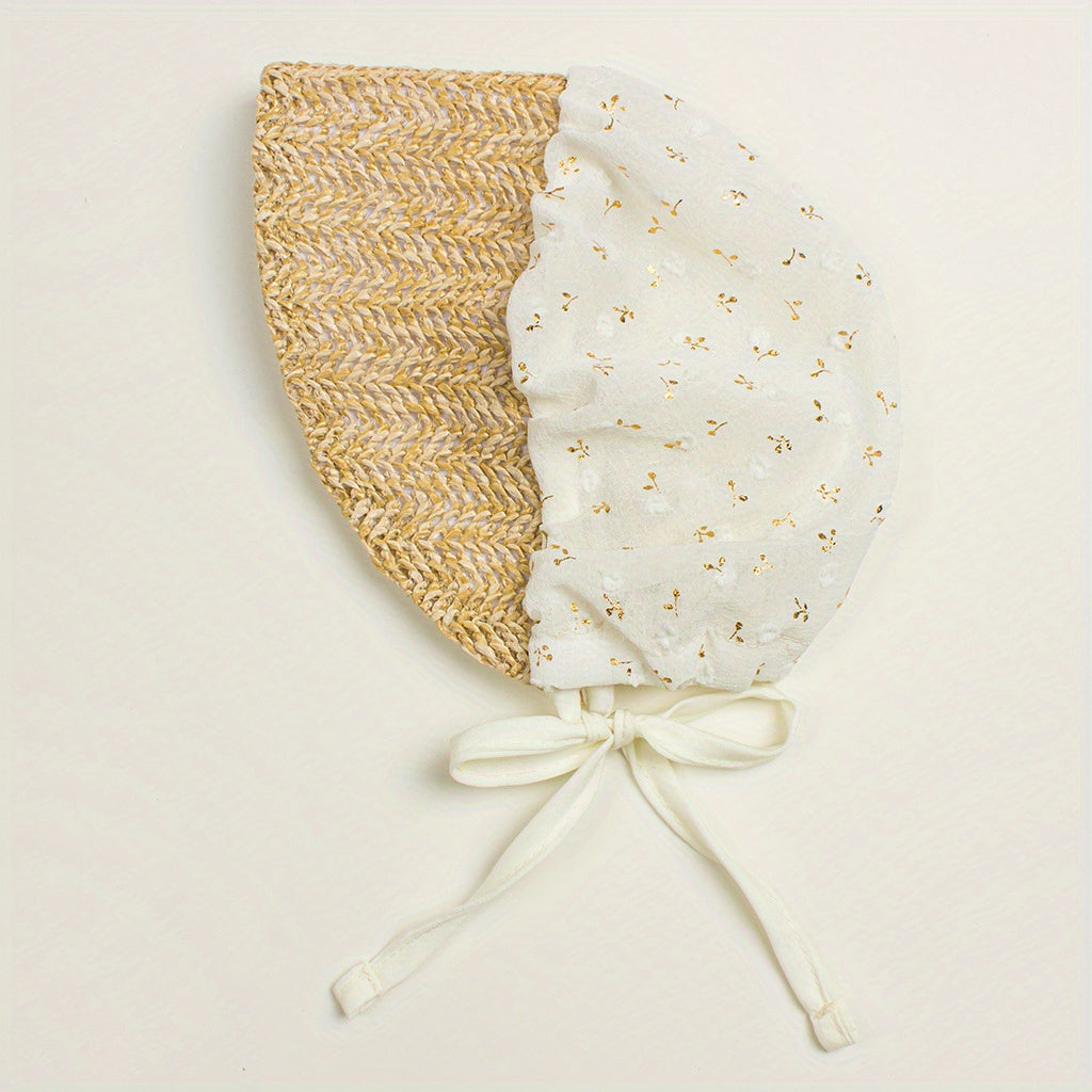Summer Breathable Baby Court Hat for 0-3 Years Old