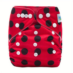 Striped Print Diaper Fox Design for Baby Boys Girls