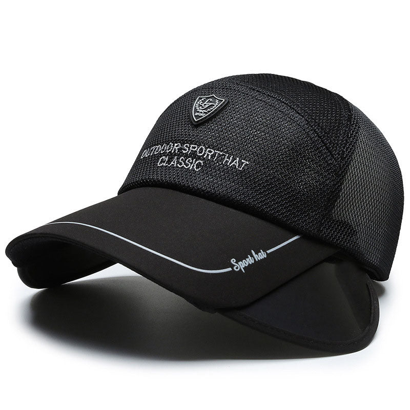 Summer Sunscreen Baseball Cap Mesh Trucker Hat Women Adjustable Sports Hat