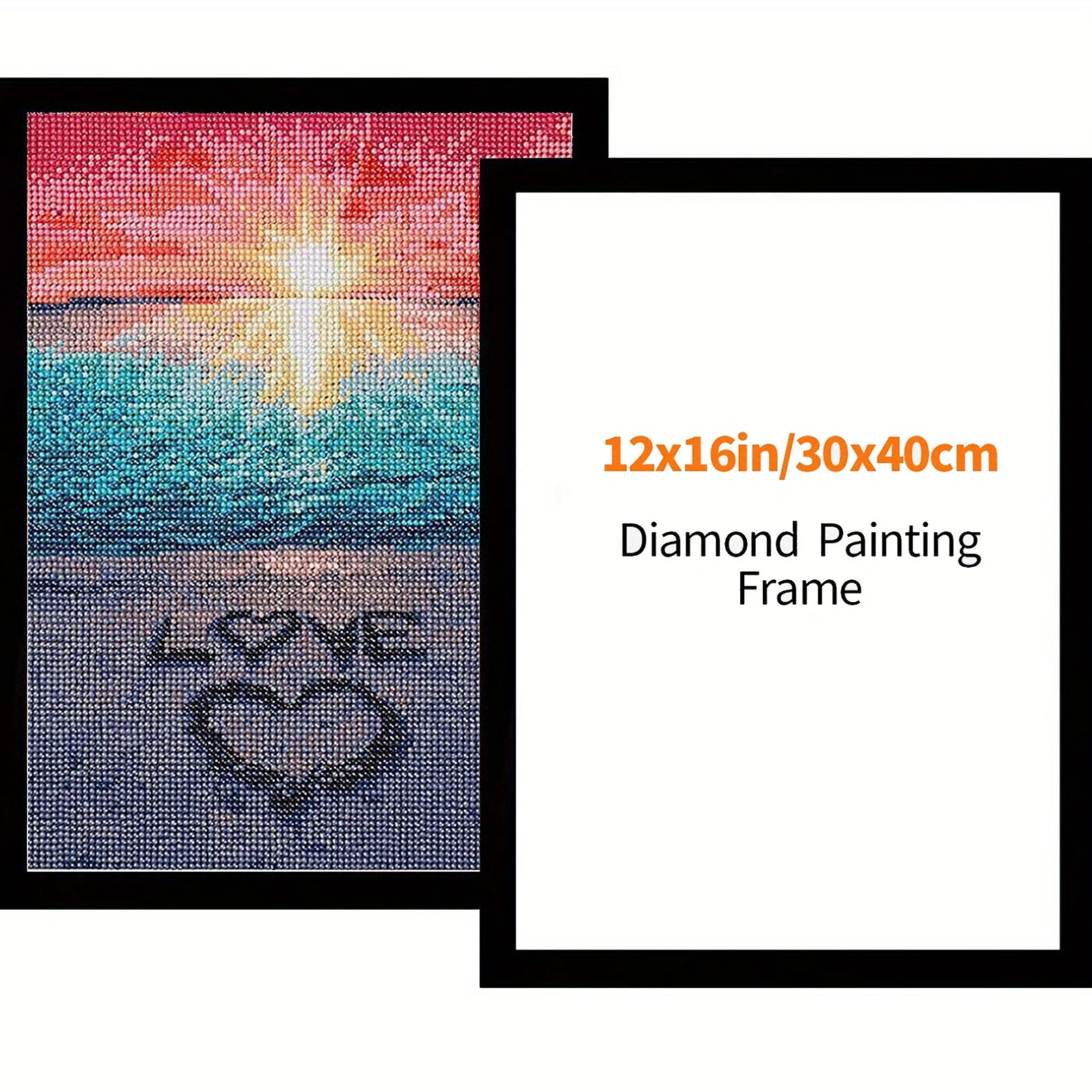 Magnetic Diamond Painting Frames 30x40 48x64 Cm Self Adhesive Soft Frames