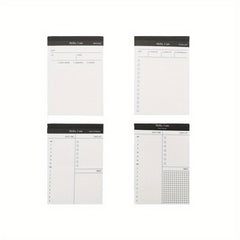 50pcs Tearable Notepad Trip Planner Memo Pad Set